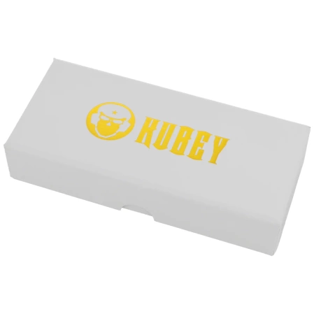 Kubey Wrath Knife Tan G10, Beadblasted 14C26N by MUZI Design (KU261C)