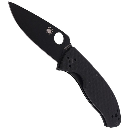 Spyderco Tenacious Knife Black G10, Black 8Cr13MoV by Eric Glesser (C122GBBKP)