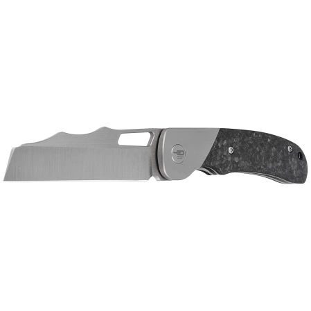 Nóż składany Bestech Syn Grey Titanium / Marble Carbon Fiber, Hand Rubbed Satin Elmax by Evolved EDC (BT2306A)
