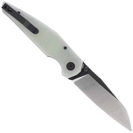 Nóż składany Bestech Snakebird Transparent G10, Satin / Black PVD 14C28N (BG58D)