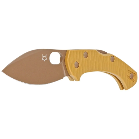 Nóż składany Fox Zero 2.0 Desert Warrior Coyote Tan FRN, Coyote Top Shield Becut by Jens Ansø (FX-311 CT)