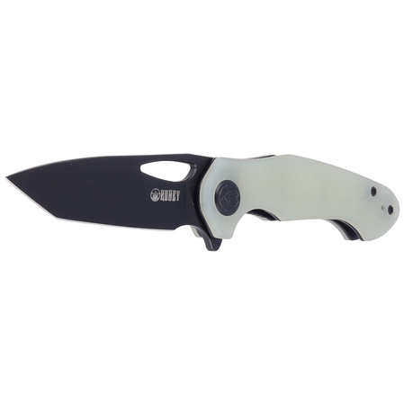 Nóż składany Kubey Dugu T/E Jade G10, Dark Stonewashed 14C28N (KU159E)