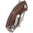 Nóż składany Bestech Lizard Black/Orange G10, Satin/Bead Blast D2 (BG39A)