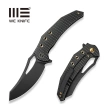 WE Knife Epaulette Black Titanium, Black Stonewashed M390 by Gavko Knives (WE24024-1)