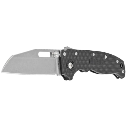 Nóż składany Demko AD20.5 Shark Foot Black Grivory, Stonewashed D2 by Andrew Demko (205-BLK-D2-EP)