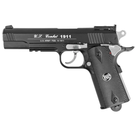 WinGun Colt 1911 U.S. Combat Black 4.5 mm air pistol, CO2