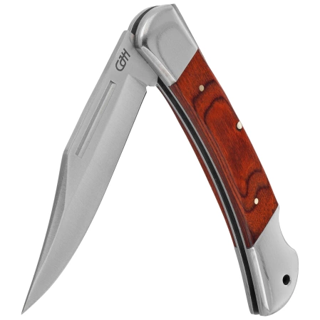 Nóż składany Herbertz CJH Pakka Wood/Steel, Satin 420 (10000334)