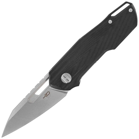 Bestech Toddler Knife Black G10, Satin / Stonewashed 14C28N by Maciej Torbé (BG64A)