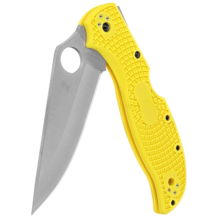 Nóż składany Spyderco Stretch 2 XL Lightweight Salt Yellow FRN, Satin H-2 by Sal Glesser (C258PYL)