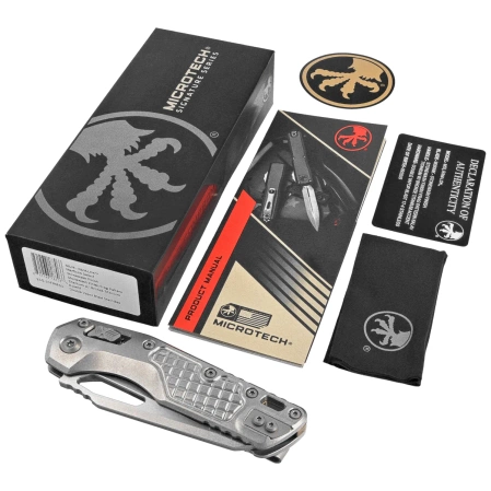 Microtech MSI S/E Ram-Lok Marfione Select Knife Frag Titanium, Bronze HW, Stonewashed M390MK by Tony Marfione (210-10FRMS1)