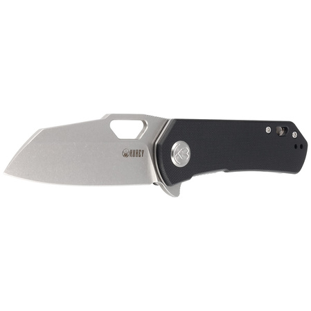 Nóż składany Kubey Knife Duroc Black G10, Bead Blasted AUS-10 by Colin Maisonpierre (KU332I)