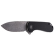 CIVIVI Knife Elementum Flipper Twill Carbon Fiber / Black G10, Damascus (C907DS)