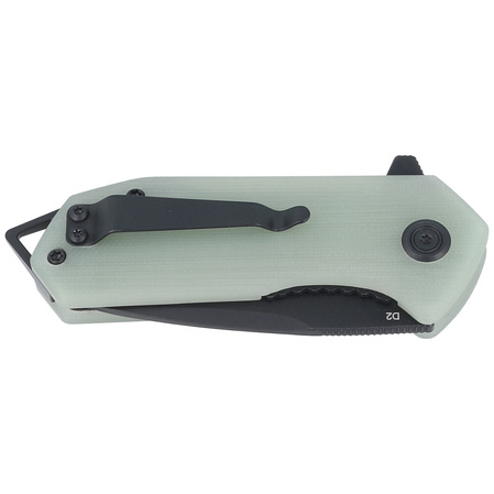 Nóż składany Kubey Campe Jade G10, Dark Stonewashed D2 (KU203I)