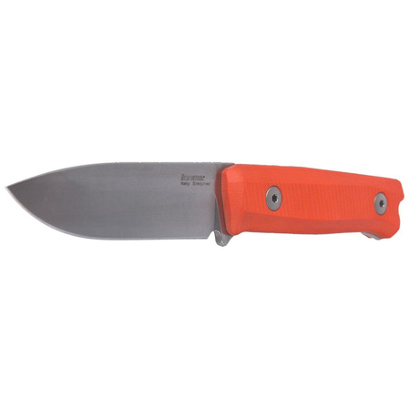 Nóż składany LionSteel Bushcraft G10 Orange, Stone Washed (B40 GOR)