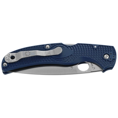 Spyderco Native Chief Lightweight Knife Dark Blue FRN, Satin CPM S110V by Sal Glesser (C244PDBL)