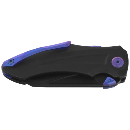 Nóż składany Kubey Sumo Black Titanium, Blackwashed CPM 20CV by Jake Hoback (KB400E)