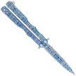 Martinez Albainox RainBlue Balisong Blue Printed Steel, Blue Printed 3Cr13Mov (02140)