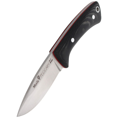 Muela Peccary-8M Neck Knife Black Micarta, Satin X50CrMoV15