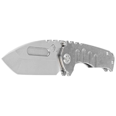 Medford Praetorian Genesis T Tanto Tumbled Titanium, Std HW/Clip, Tumbled S45VN by Greg Medford (MK0294TT-01TM-TSCS-BN)