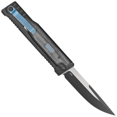 Nóż grawitacyjny Reate EXO 2.0 OTF Gravity D/P Black PVD Titanium/Black Micarta, Black PVD/Satin Elmax