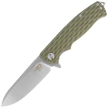 Bestech Grampus Knife Green G10, Stonewashed/Satin D2 (BG02B)