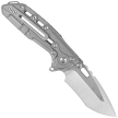 Reate T1000-V2 Titanium Bead Blasted Knife, Stonewashed/Satin M390 by Alvin Lee