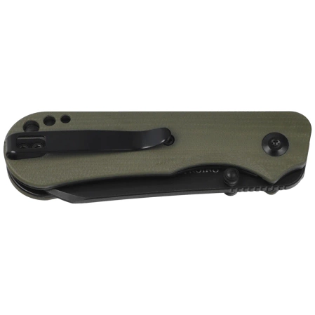 Civivi Crabby Knife OD Green G10, Black Stonewashed 14C28N by Ken Onion Jr. (C24055-1)