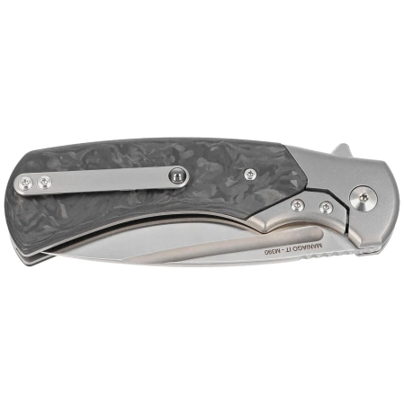 Nóż składany Fox 40th Anniversary Knife Marble Carbon Fiber, Satin M390 (FX-F2017)