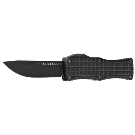 Microtech Hera S/E Frag Signature Black Aluminum Shadow, Black DLC by Tony Marfione