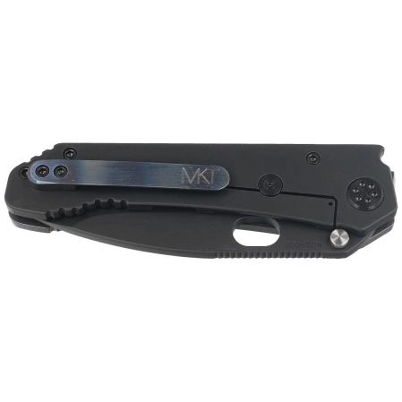 Medford 187 DP Brushed/Flamed ''Galaxy'' Titanium, Black HW, Brsh/''Galaxy'' Clip, DLC D2 by Greg Medford (MK002DPD-03PV-TPCF-Q4)