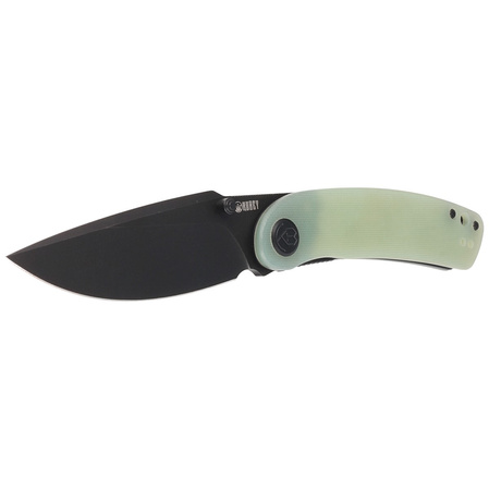 Nóż składany Kubey Momentum Jade G10, Dark Stonewashed AUS-10 by Sherif Manganas (KU344J)