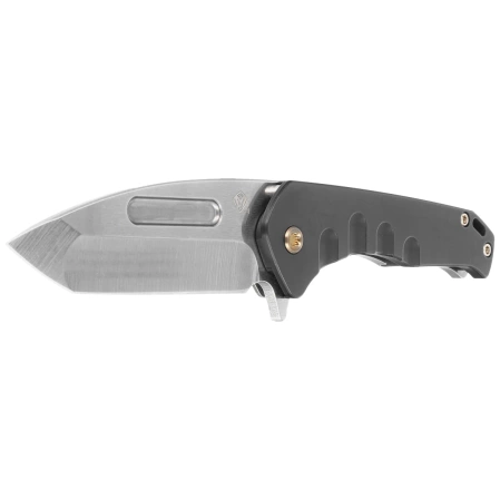 Nóż składany Medford Praetorian Swift FL Flipper Tumbled Tanto, Black Handle, Bronze HW/Clip, S45VN (MKFF2064TT-42TM-T1C1-Q4)