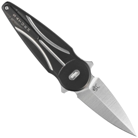 Fox Saturn Black Titanium, Satin M390 by Denis Simonutti knife (FX-551 TI)