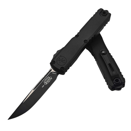 Microtech Ultratech Gen III ZBP S/E OTF Knife Tactical Black Aluminum, Black M390MK by Tony Marfione (1121-1T)