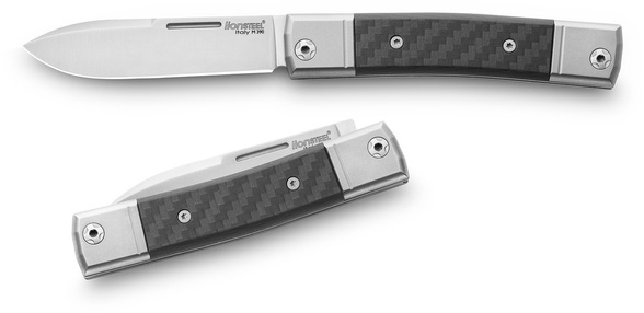 LionSteel bestMAN Carbon Fiber, Drop Blade (BM2 CF)