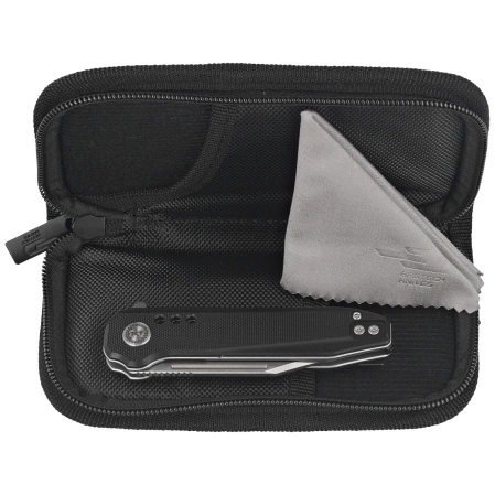 Bestech Syntax CP Black G10, Stonewashed/Satin CPM 154CM by Todd Knife and Tool (BG41A)