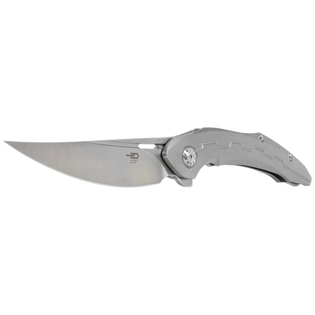 Nóż składany Bestech Marukka Grey Titanium, Stonewashed/Satin M390 by Kombou (BT2002A)