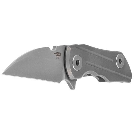 Nóż składany Bestech 2500 Delta Dark Gray Titanium, Bead Blasted CPM S35VN by Poltergeist Works (BT2006B)
