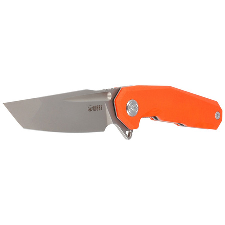 Nóż składany Kubey Carve Orange G10, Beadblasted AUS-10 (KB237I)