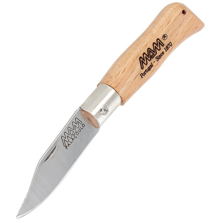 MAM Douro Mini Knife, Light Beech Wood, Inox HW, Satin 420 (2003-LW)