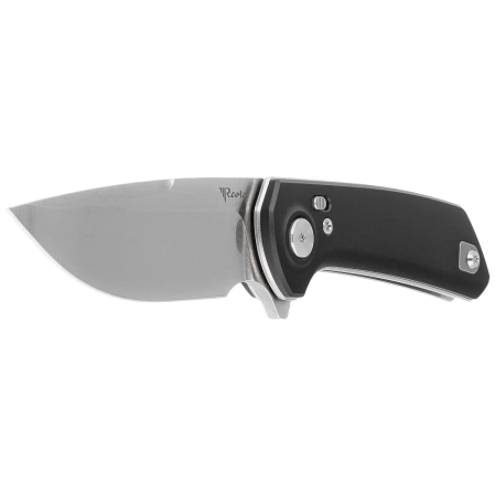 Nóż składany Reate PL-XF-A-1 Black Aluminium, Satin/Stonewashed Nitro-V