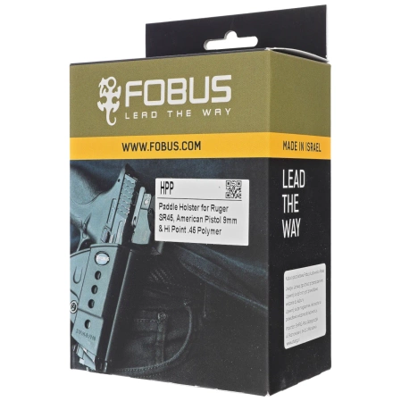 Fobus HPP OWB external holster for Hi Point without JHP .45, Ruger SR45, Ruger American 9 mm Full Size and Compact