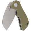 Nóż składany Kubey Karaji Green G10, Bead Blasted D2 (KU180D)