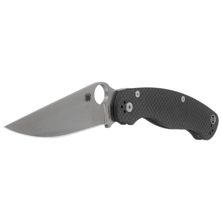 Spyderco Military 2 Sprint Run Carbon Fiber, Satin CPM S90V by Sal, Eric Glesser Knife (C36CFP2)