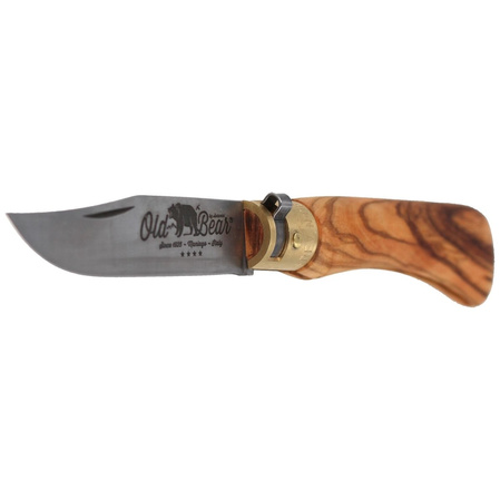 Antonini Old Bear Classical M Olive Wood, Satin AISI 420 (9307/19_LU)