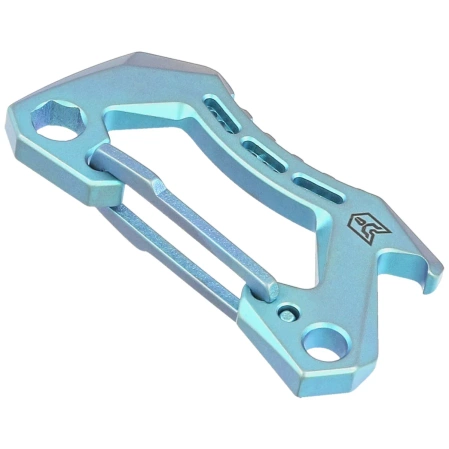 Bestech Carabiner Blue Titanium by Makar (BM15B)