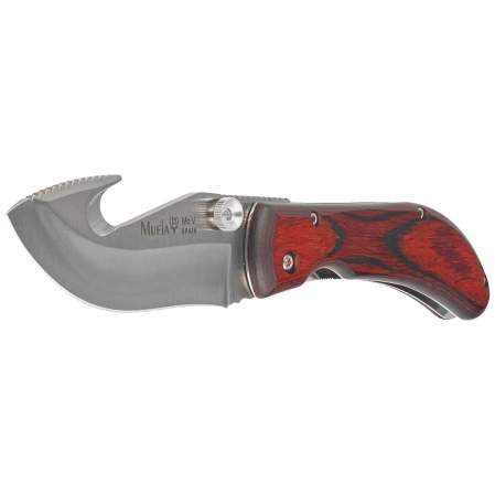 Nóż składany Muela SW-8R Red Pakka Wood, Satin X50CrMoV15