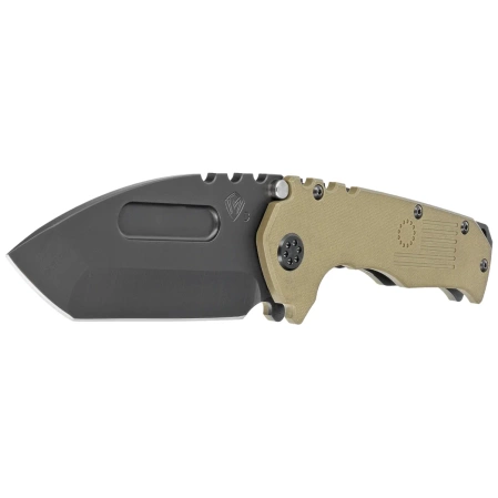 Nóż składany Medford Praetorian Scout M/P OD Green G10, PVD HW/Clip, Black DLC D2 by Greg Medford (MKM30DPT-1010-TPCP-BP)
