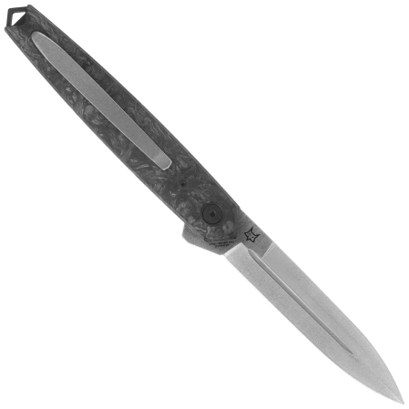 Nóż składany Fox Pacifico Dark Matter Fat Carbon, Satin MagnaCut by Bob Terzuola (FX-ATC-OG02 MCF)