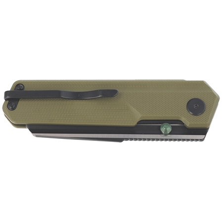Nóż składany Bestech Tardis OD Green G10, Black DLC/Satin D2 by Ostap Hel (BG54C)
